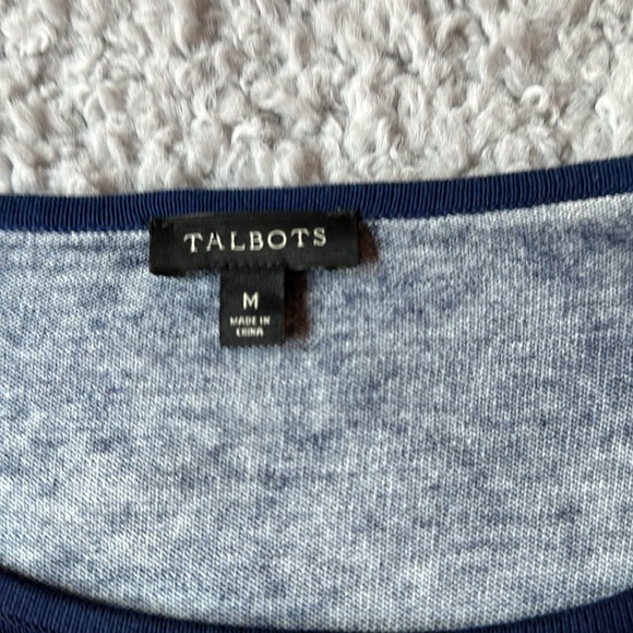 Talbots floral print light weight sweater size medium - Picture 4 of 6